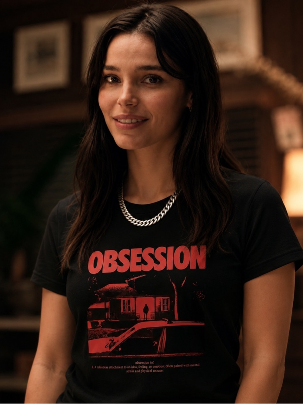 Obsession Graphic Tee - Casual Men’s Crewneck